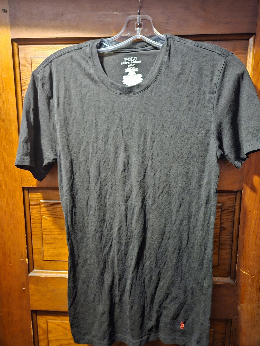 Polo by Ralph Lauren Black Short Sleeve Crew Tee with Polo Pony